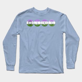 Genderqueer Pride Coins Long Sleeve T-Shirt